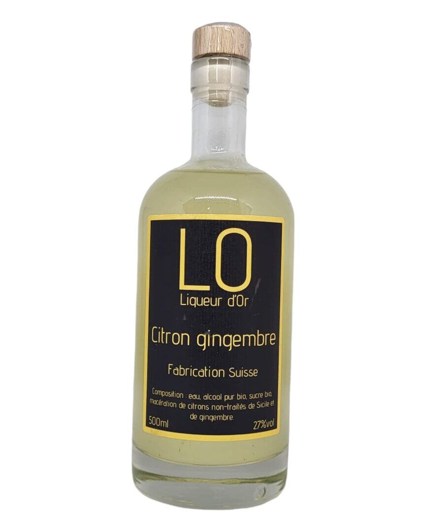 Liqueur citron gingembre